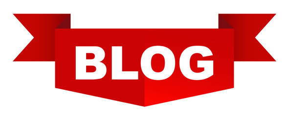 red vector banner blog