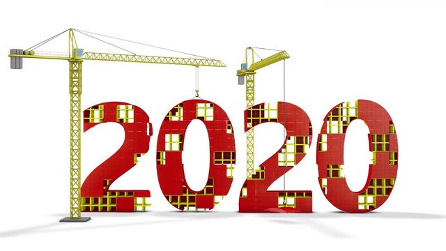 tower cranes building 2020