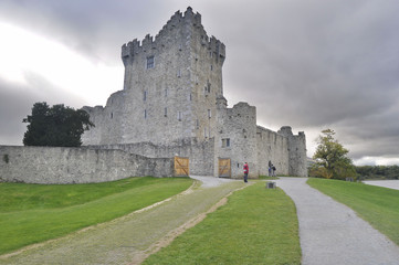 Fototapeta na wymiar Ross Castle in Kerry, Ireland