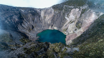Irazu Volcano crater