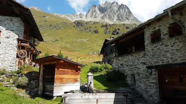 village de montagne - Suisse