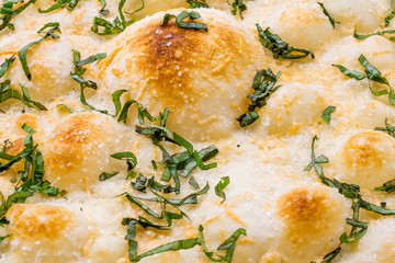 Focaccia with pesto