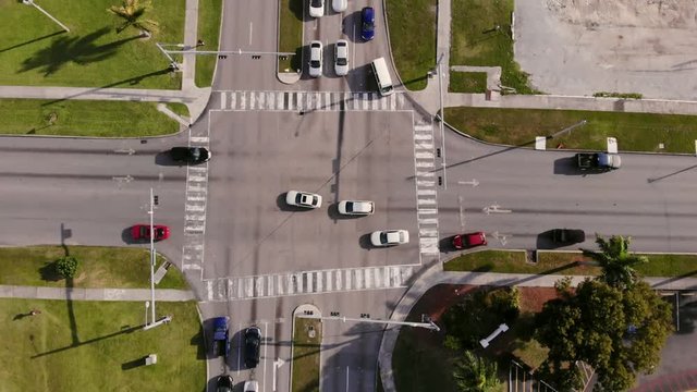 Four Way Red Light Stop Town Centre Bahamas