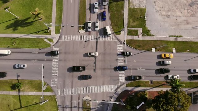 Four Way Red Light Stop Town Centre Bahamas