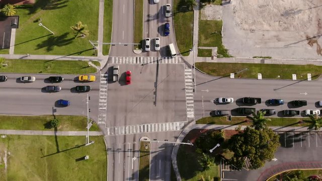 Four Way Red Light Stop Town Centre Bahamas