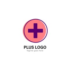 Medic logo template design. Medic logo with modern frame vector design