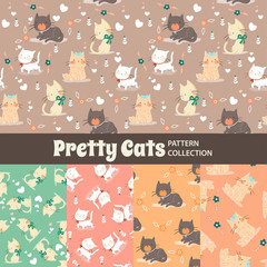 Cute Rainbow Seamless Texture Pattern Collection