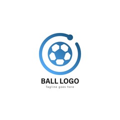 Obraz premium Soccer logo template design. Soccer logo with modern frame vector design