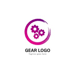 Automotive logo template design. Automotive logo with modern frame vector design
