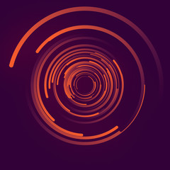 Abstract 3d rendering composition of multicolored circles. Computer generated geometric pattern