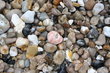 les galets à la plage du Havre