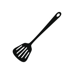 Kitchen spatula icon. Vector Illustration. Eps10