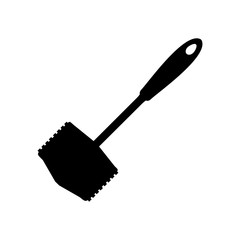 Meat hammer icon. Vector Illustration. Eps10