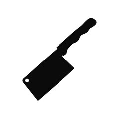 Butcher chef knife icon. Vector Illustration