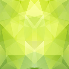 Abstract polygonal vector background. Green geometric vector illustration. Creative design template.