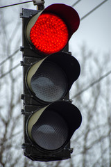 red traffic light