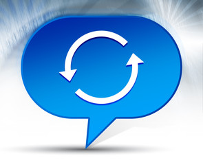 Update arrow icon blue bubble background