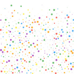 Festive confetti. Celebration stars. Joyous stars 