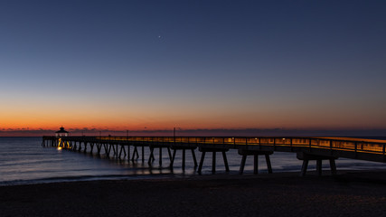 pier at sunrise