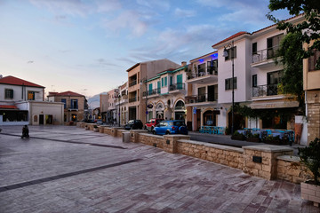 Beautiful evening in Larnaka, Cyprus.