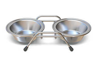 Double pet bowl 3D