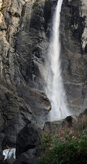 close up of waterfall