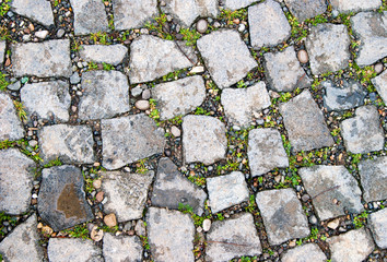 cobblestone pavement texture background 