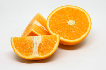orange white background