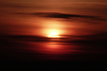 Beautiful red dawn