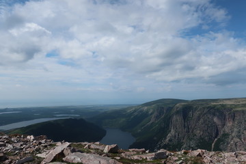 view of the sea and mountains
