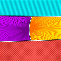 Comic book colorful abstract background