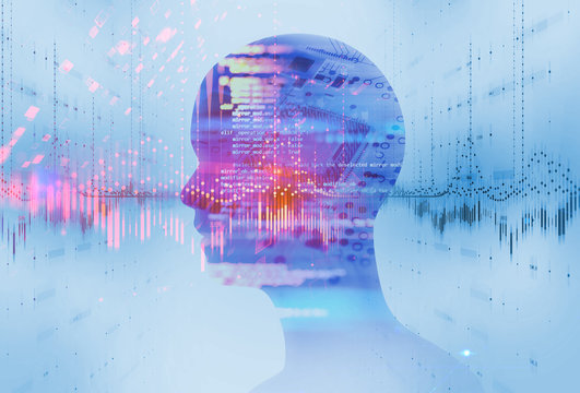 Programming code abstract technology background of software developer and  Computer script