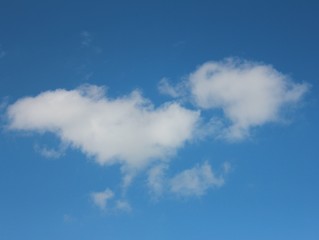 Blue Sky With White Clouds 