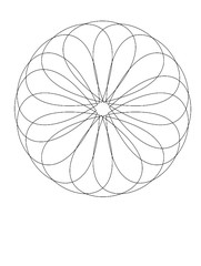 Flower Shape Geometric File