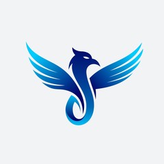 Flying Phoenix Logo Design