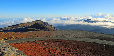 Road to Haleakala NP, Maui, Hawaii