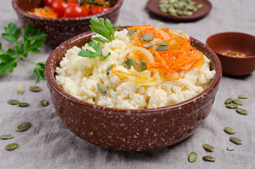 Traditional millet porridge