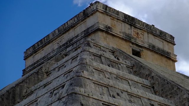 CHICHEN ITZA, MEXICO &ndash; Feb 4, 2018: The Mayan Ruins At Chichen Itza, Temple of Kukulkan