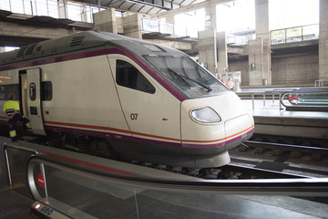 Fototapeta na wymiar Metro Railways in Spain
