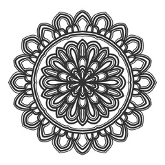 mandala flower illustration vector