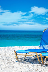 Ocean beach on the Crete