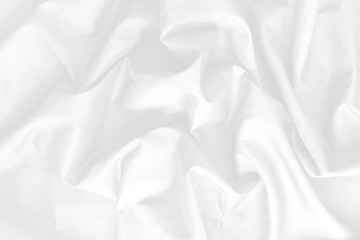 Obraz premium The background of the white fabric that is wavy – Image