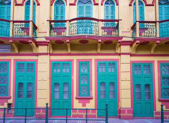 portuguese colonial architecture in Macau, China