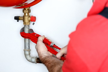 Reparatur einer Rohrleitung