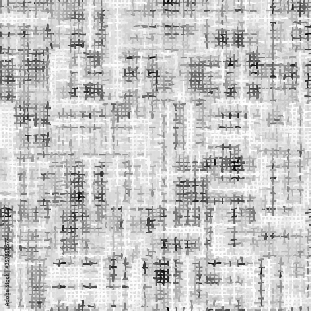 Poster imitation of a texture of tweed fabric seamless pattern.