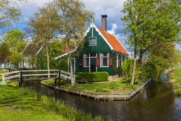 Fototapeta na wymiar Village Zaanse Schans in Netherlands