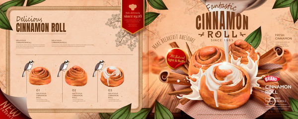 Delicious cinnamon rolls