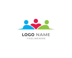 community care Logo template