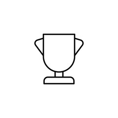 trophy icon vector illustration