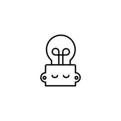 idea icon vector illustration